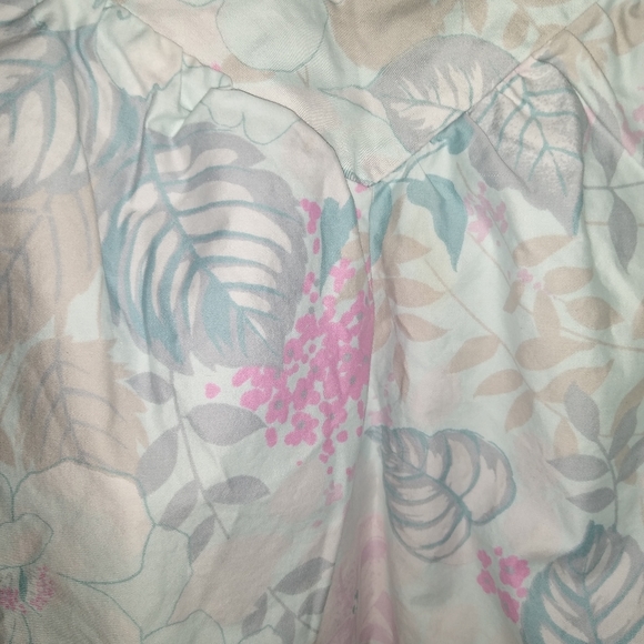 Sears Lounging Dress Moo Moo Mumu Night Gown Everyday Beach Coverup Floral - Picture 5 of 10